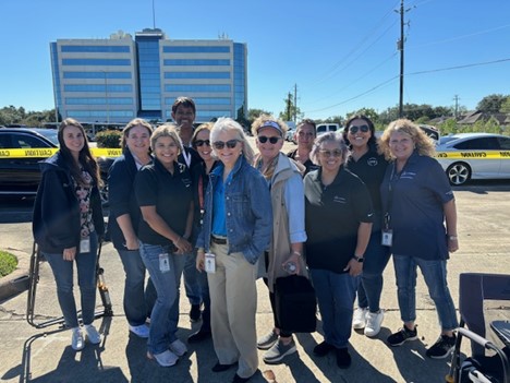 Ladies of the Pipeline at the Celebration at the Clear Lake Office